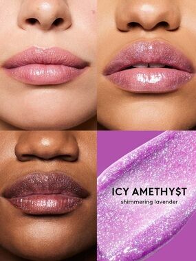 Fenty Beauty Icy Amethy$t Gloss Bomb Stix- high shimmer lavender gloss stick